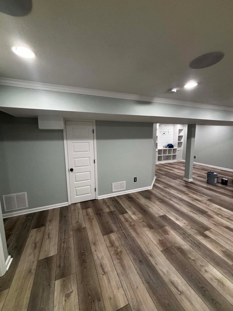 Basement Remodel Hallway — Residential Project