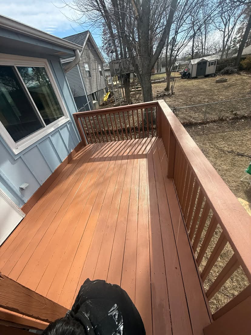 Deck Staining — Residential Project